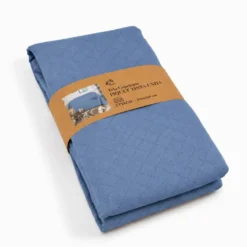 Copriletto arredatutto in Piquet Blu Singolo