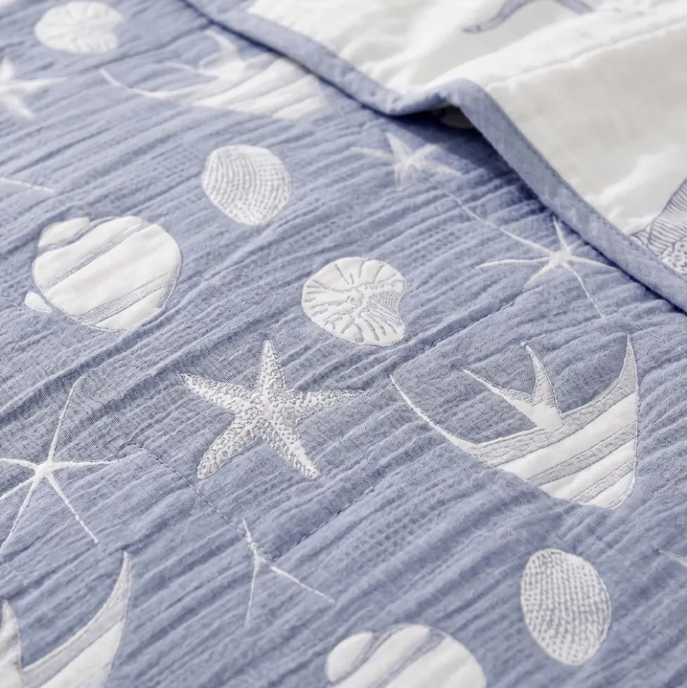 Copriletto Jacquard double face Charm Oltremare 260x260