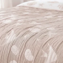 Copriletto Jacquard double face Charm Sabbia 210x260