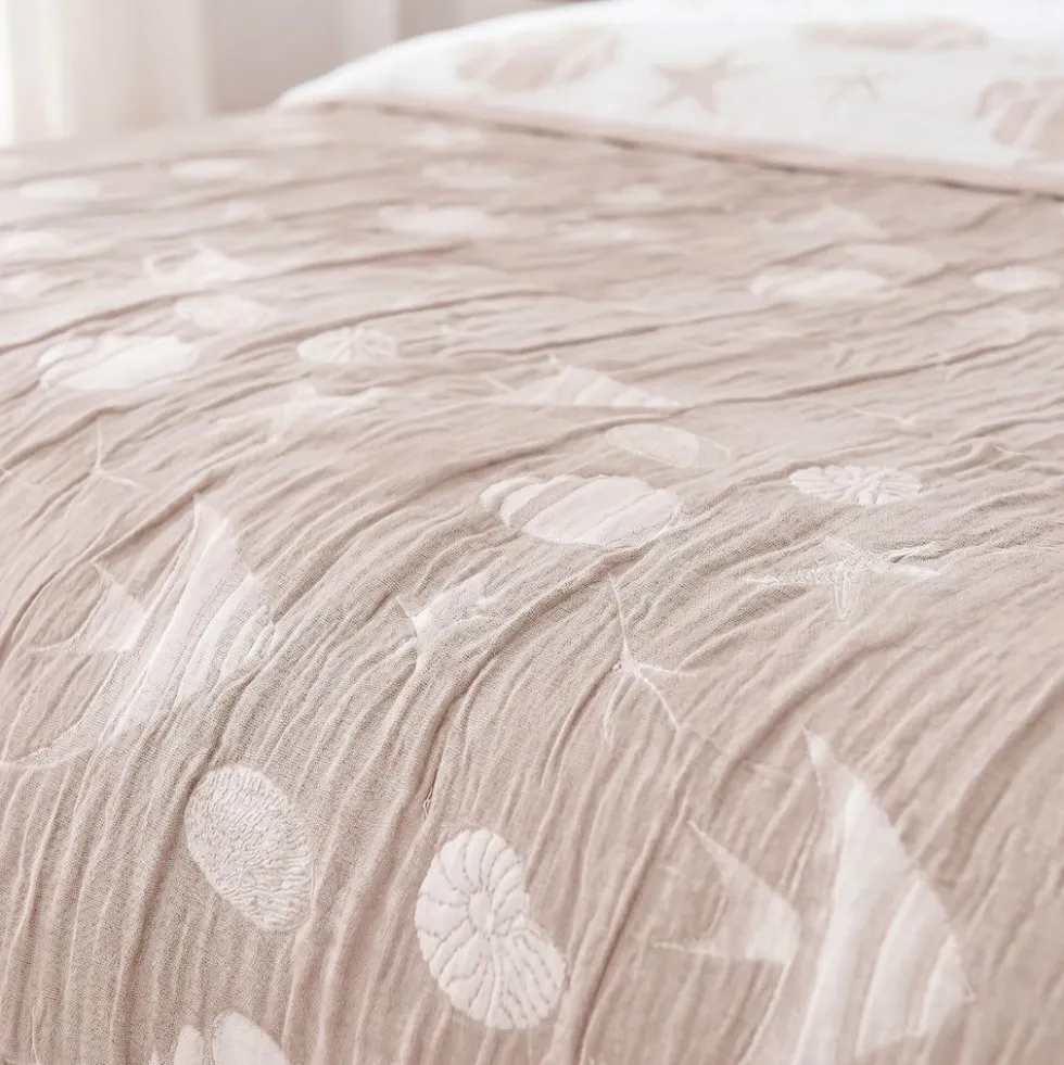 Copriletto Jacquard double face Charm Sabbia 210x260