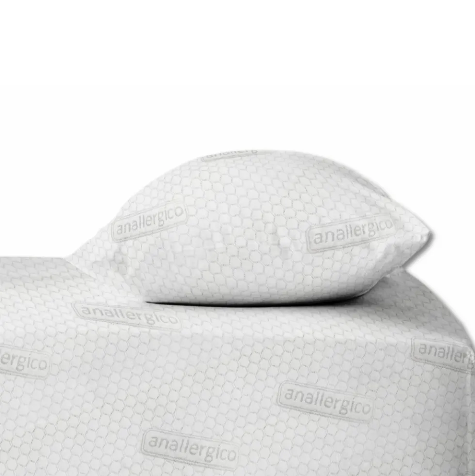 Coprimaterasso antiacaro Jacquard Argento Singolo