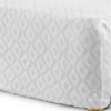 Coprimaterasso Jacquard spugna comfort con zip matrimoniale