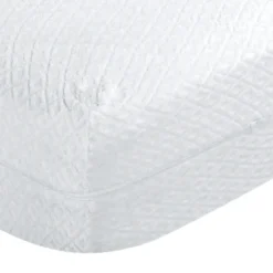 Coprimaterasso Jacquard spugna comfort con zip matrimoniale