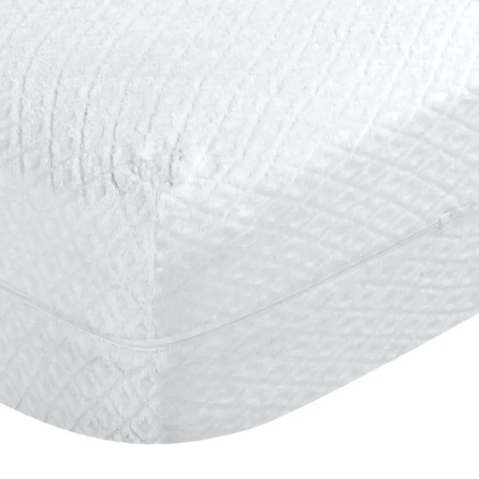 Coprimaterasso Jacquard spugna comfort con zip matrimoniale