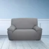 Copripoltrona in tessuto bielastico antimacchia grigio