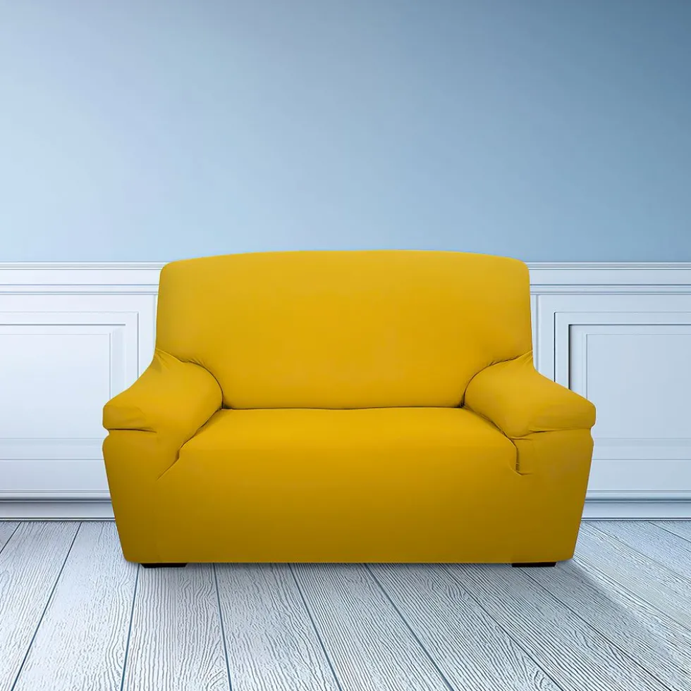 Copripoltrona in tessuto bielastico antimacchia oro