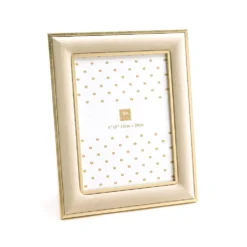 Cornice portafoto polistirene e velluto beige 21 x 26 cm