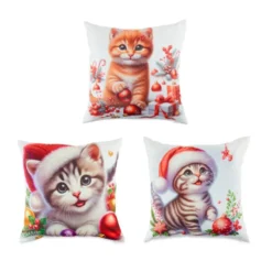 Cuscino Imbottito Gattino dis. 1 40 x 40 cm