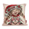 Cuscino Imbottito in gobelin cinigliato Cindy 50 x 50