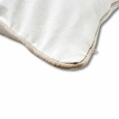 Cuscino imbottito marea 45 x 45 Corallo tortora rilievo