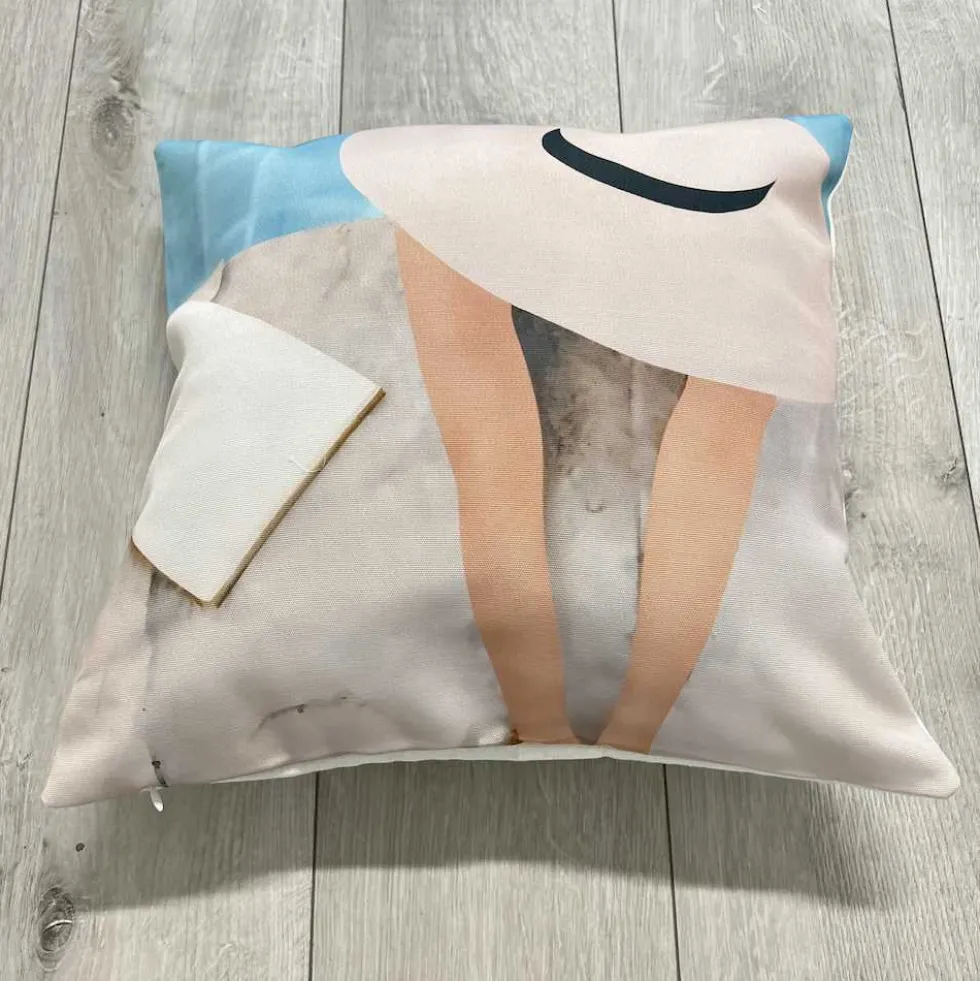 Cuscino Imbottito 45 x 45 Stampa digitale Dea Cappello