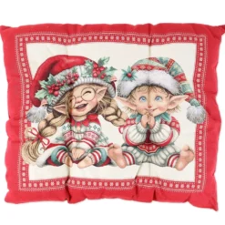 Cuscinone imbottito in gobelin cinigliato Elfi Cindy/Ronny 60 x 80