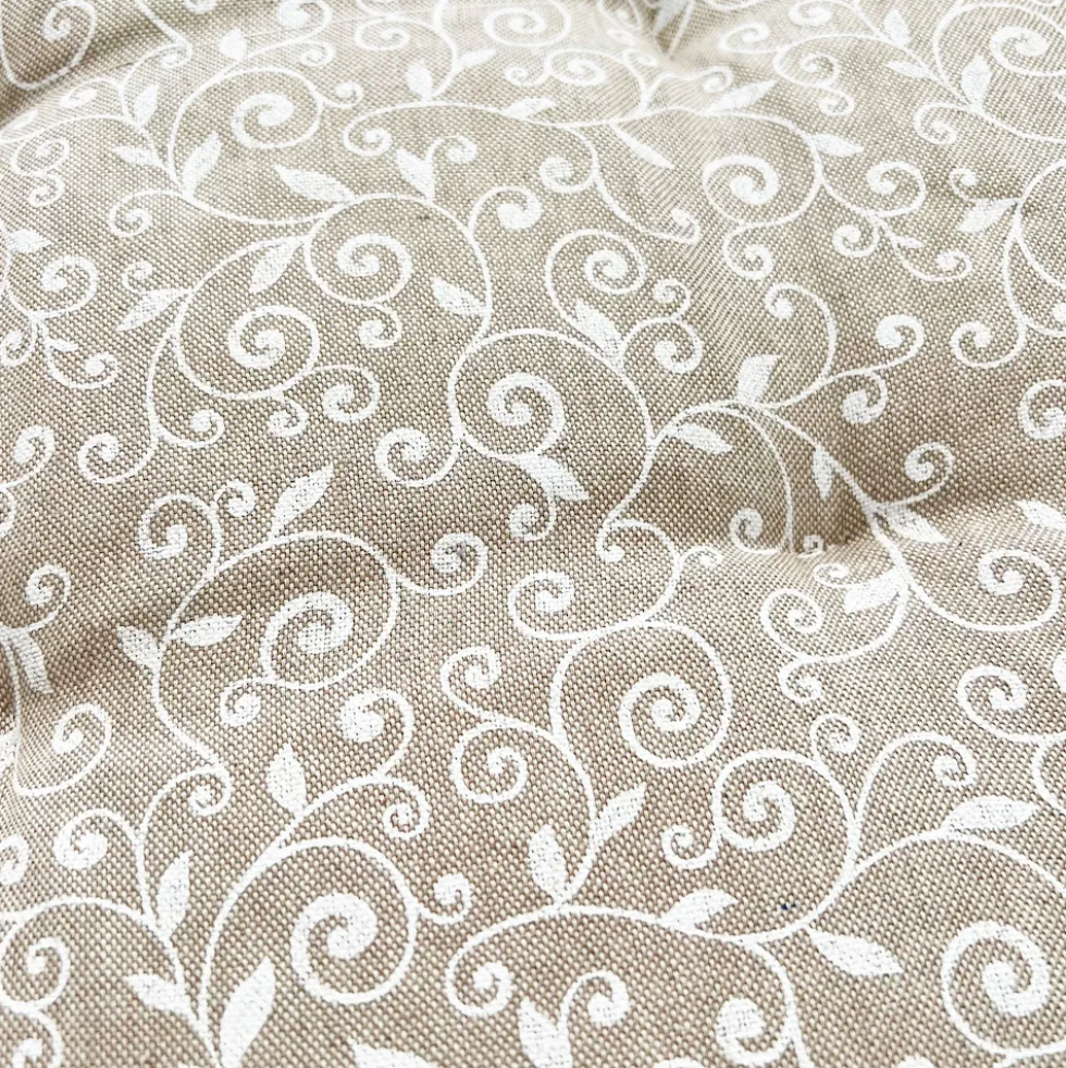 Cuscino per sedia Arabesco bianco
