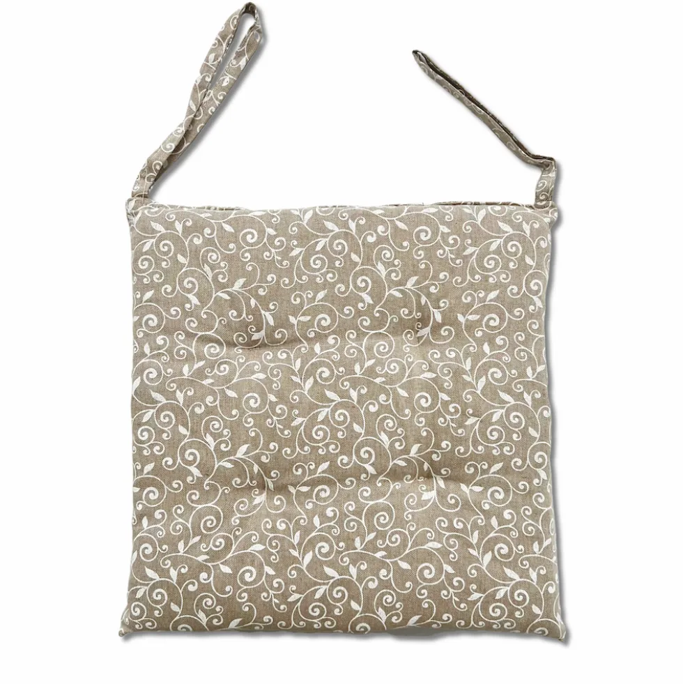 Cuscino per sedia Arabesco bianco