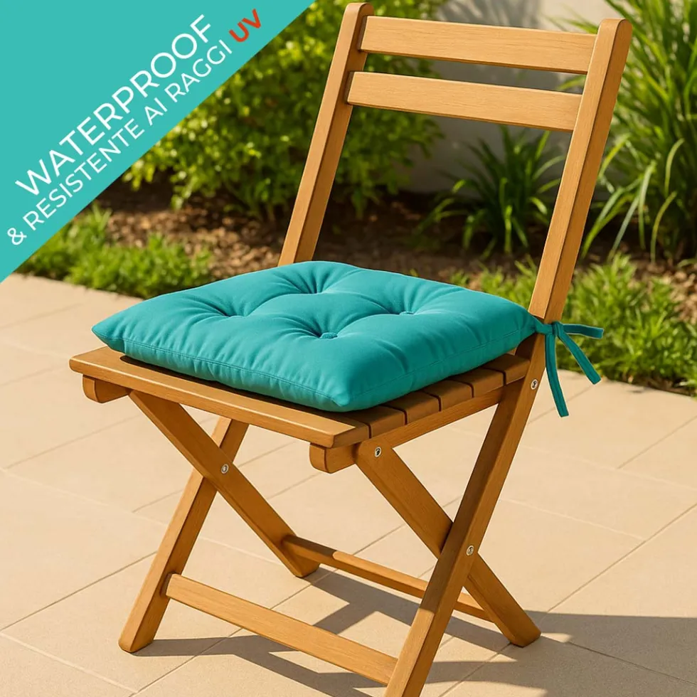Cuscino per sedia Idrorepellente per Outdoor Babet Grigio