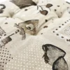 Cuscino per sedia tirolese tortora