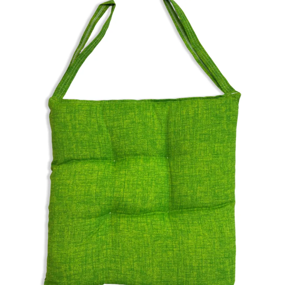 Cuscino per sedia verde acido