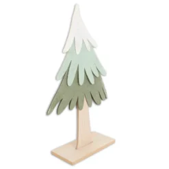 Decorazione in Legno Alberello Feltro Tiziano