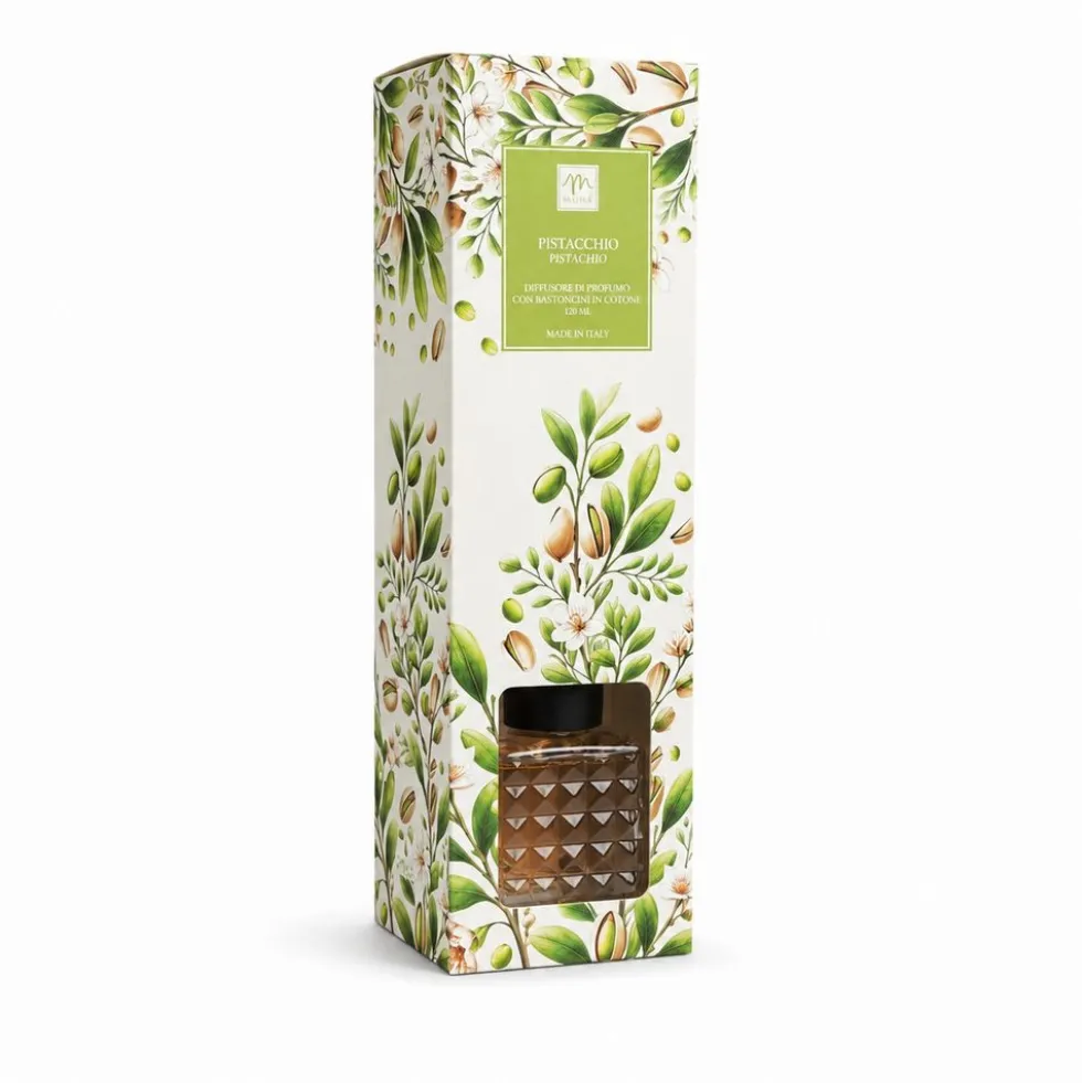 Diffusore di Fragranza Pistacchio con bacchetti 120 ml