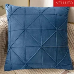 Federa cuscino Beel Velluto Blu 45 x 45