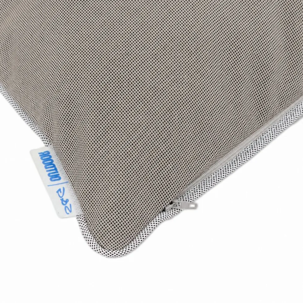 Federa cuscino Idrorepellente per Outdoor Babet Tortora