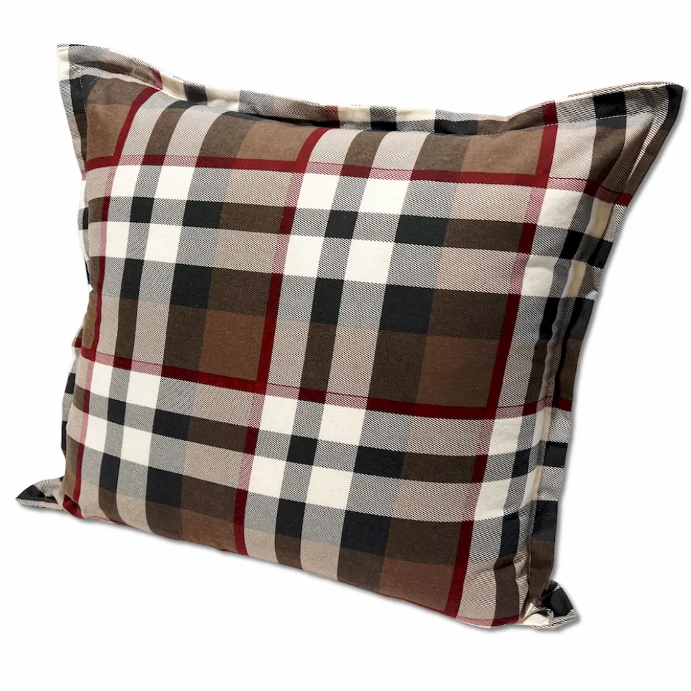 Federa cuscino in flanella scozzese 70 x 70