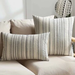 Federa Cuscino Jacquard Clarice Grigio 45x45