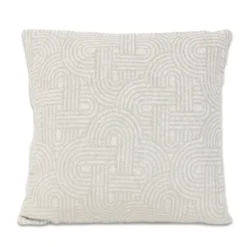 Federa Cuscino Jacquard Lumin Beige 45x45