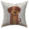 Federa cuscino Stampa Digitale Cec Cane Marrone 45 x 45