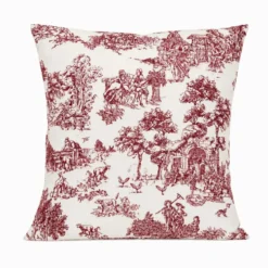 Federa cuscino Toile de Jouy Bordeaux 40 x 40