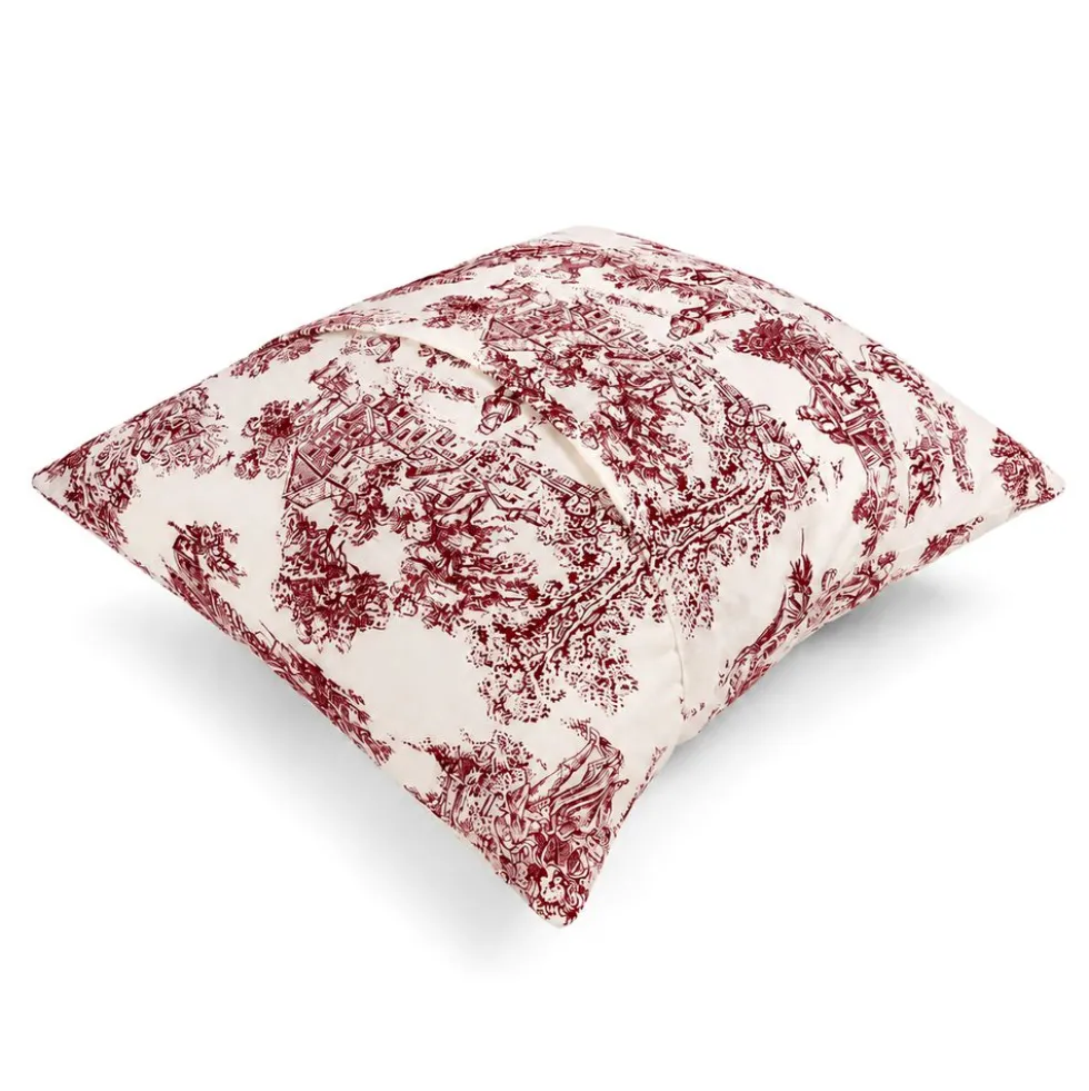 Federa cuscino Toile de Jouy Bordeaux 40 x 40