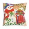 Federa cuscino 45 x 45 greet pupazzo di neve multicolor