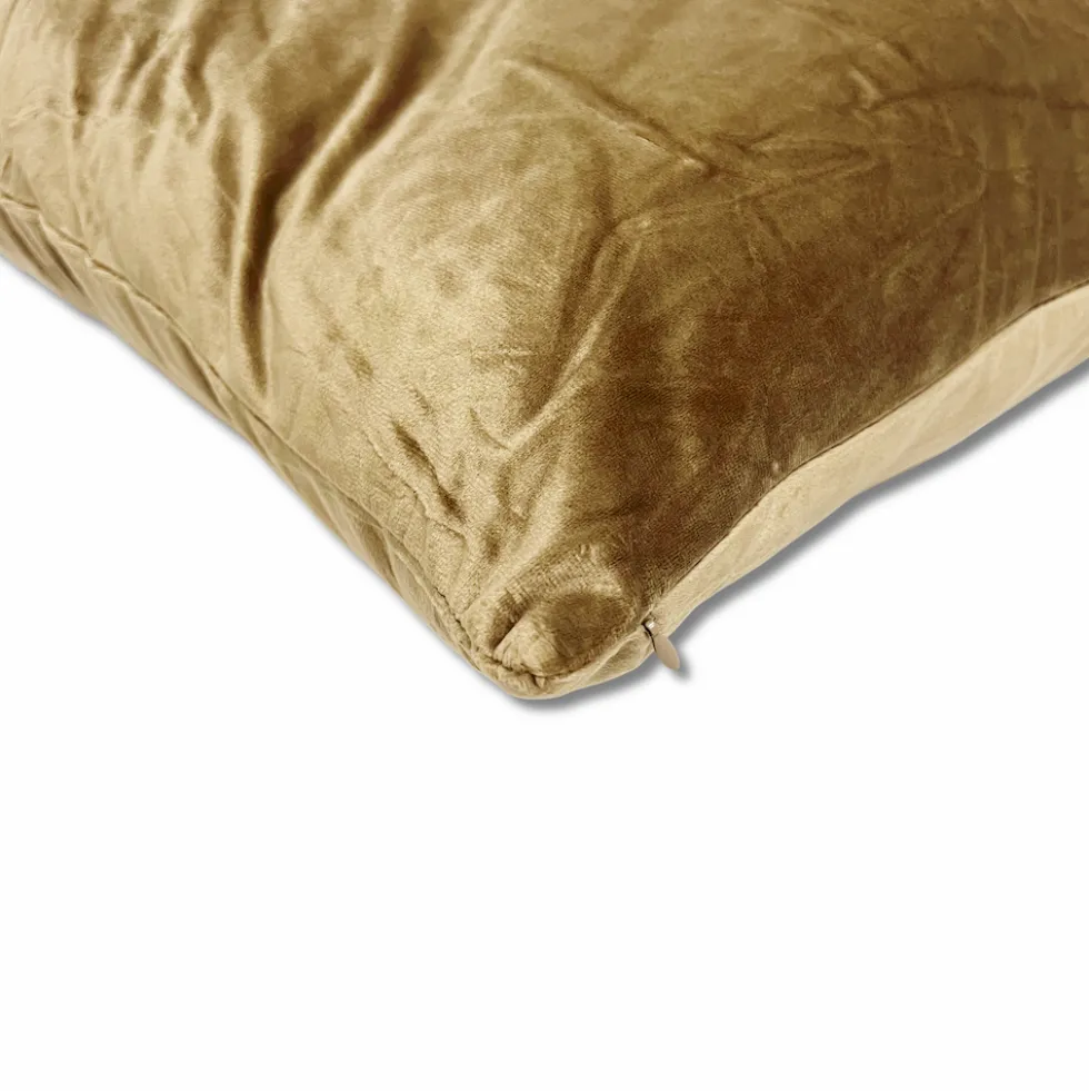 Federa cuscino 60 x 60 Manhattan Velluto Tortora