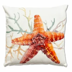 Federa cuscino 45 x 45 Stampa digitale celine stella marina rossa