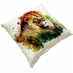 Federa cuscino 45 x 45 Stampa digitale savana Leone