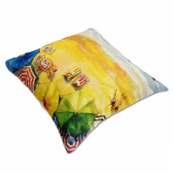 Federa cuscino 45 x 45 Stampa digitale Zale spiaggia