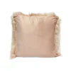 Federa cuscino 50 x 50 Stoccolma pelliccia rosa