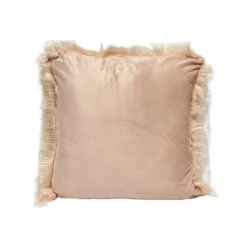 Federa cuscino 50 x 50 Stoccolma pelliccia rosa