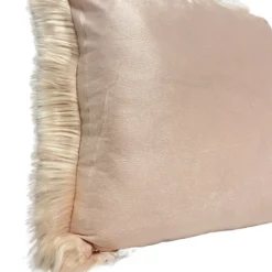 Federa cuscino 50 x 50 Stoccolma pelliccia rosa