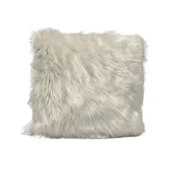 Federa cuscino 50 x 50 Stoccolma pelliccia bianca