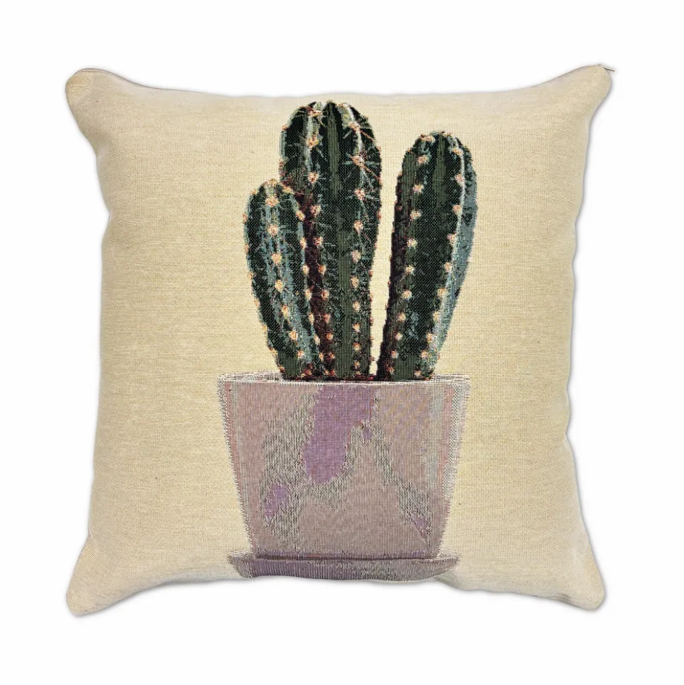 Federa in gobelin Cactus dis. 5 45 x 45