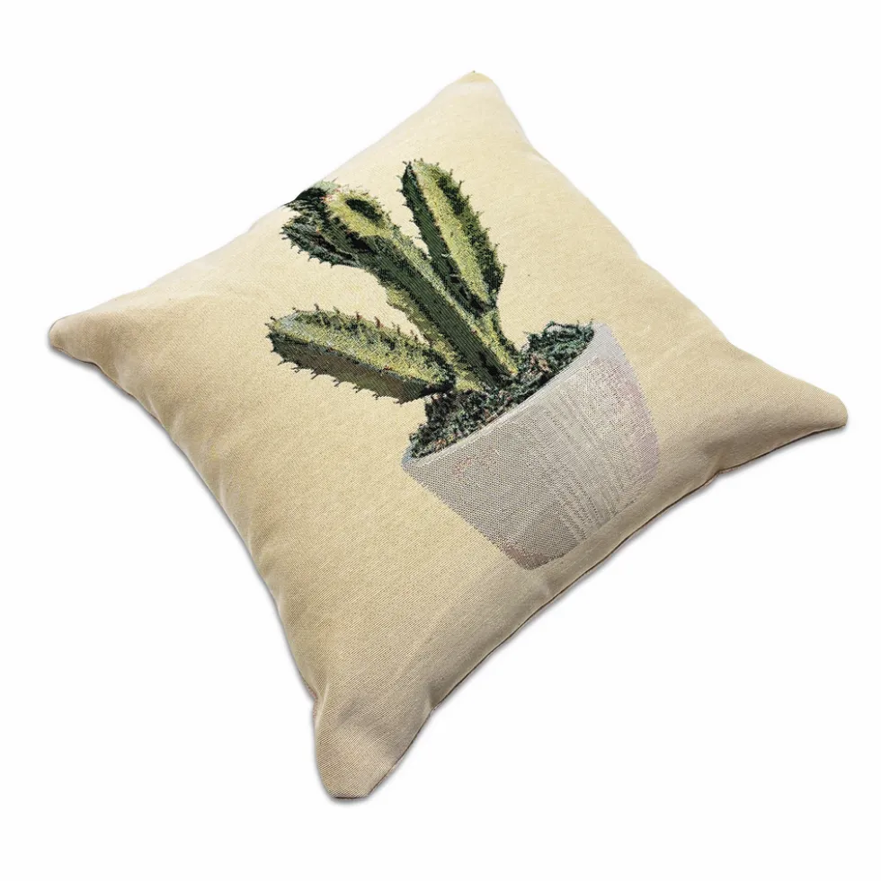 Federa in gobelin Cactus dis. 1 45 x 45