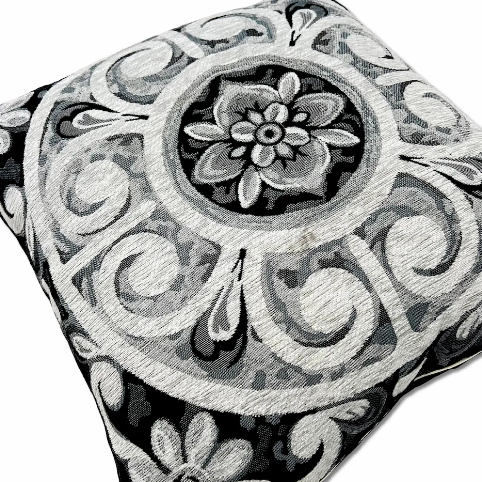 Federa in gobelin cinigliato andalusia grigio 50 x 50