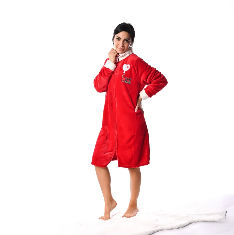 Felpa - Vestaglia Rasocashmere Sublime Rossa