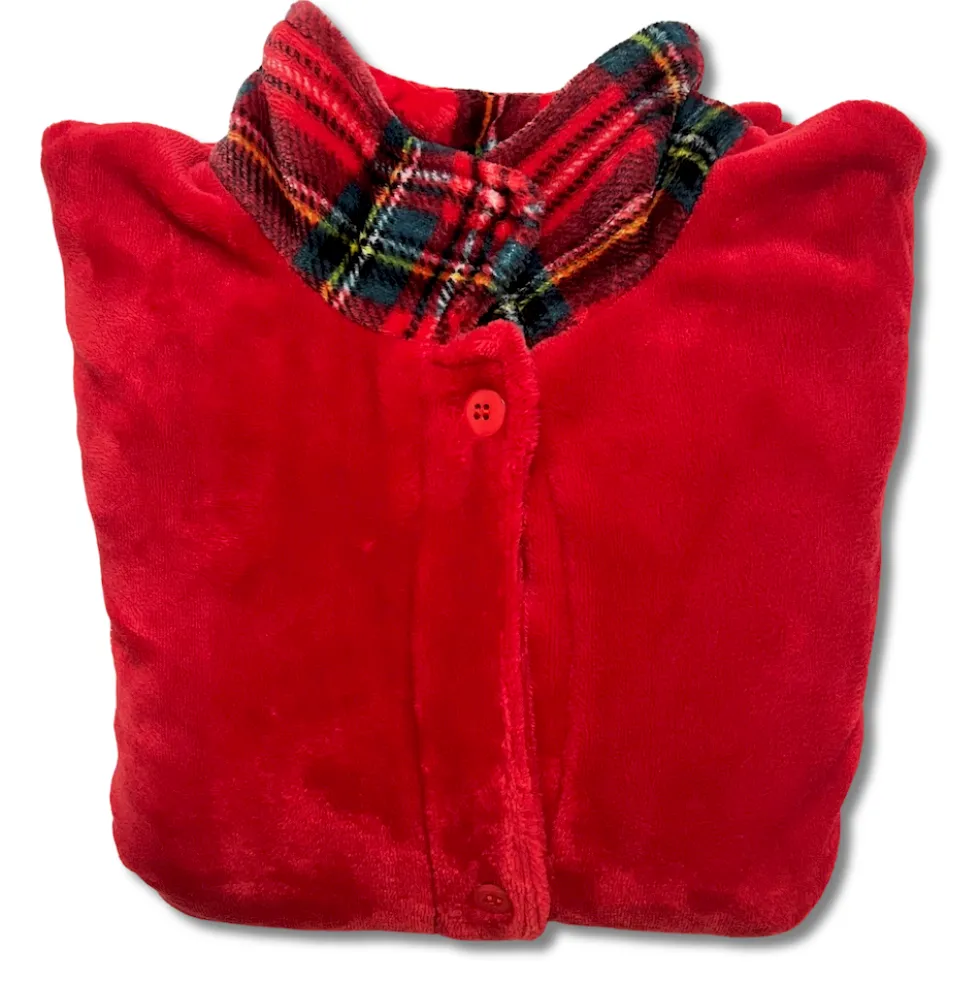 Felpa - Vestaglia Rasocashmere Clever Tartan
