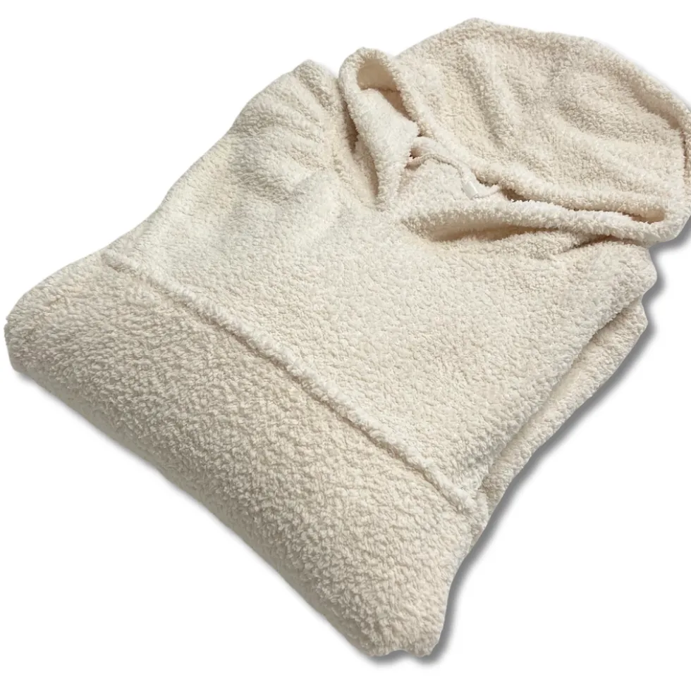 Felpone oversize Berry Panna