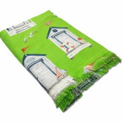 Fouta spugna e tessuto Costa Azzurra Verde 90 x 180