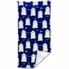 Fouta spugna e tessuto Costa Azzurra Blu Navy 90 x 180