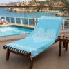 Fouta telo mare doppiato jacquard Lov coralli Tiffany 90 x 170