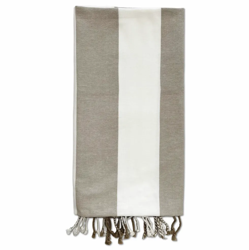 Fouta telo mare jolie Antigua Sabbia 100 x 200